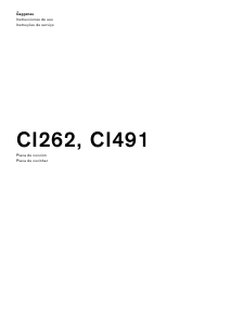 Manual de uso Gaggenau CI262102 Placa