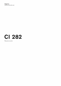 Manual de uso Gaggenau CI282102 Placa