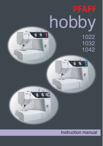 Manual Pfaff hobby 1022 Sewing Machine