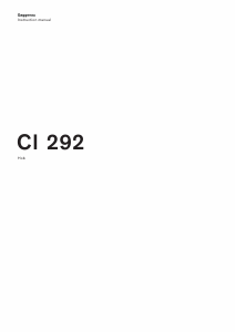 Manual Gaggenau CI292101 Hob