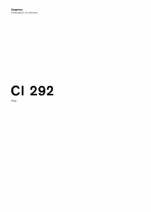Manual Gaggenau CI292112 Plită