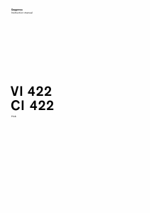 Manual Gaggenau CI422101 Hob