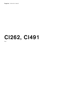 Manual Gaggenau CI491113 Hob