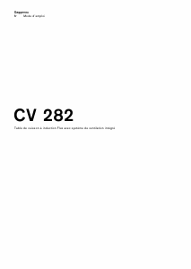 Mode d’emploi Gaggenau CV282100 Table de cuisson