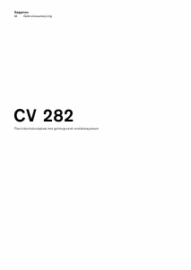 Handleiding Gaggenau CV282100 Kookplaat