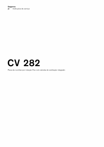 Manual Gaggenau CV282100 Placa