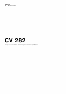 Kasutusjuhend Gaggenau CV282101 Pliidiplaat