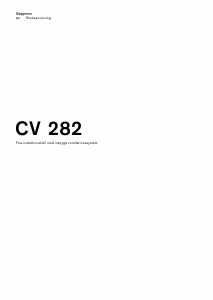 Bruksanvisning Gaggenau CV282101 Häll