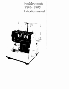 Handleiding Pfaff hobbylock 794 Naaimachine