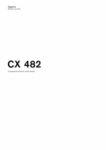 Manuál Gaggenau CX482111 Varná deska