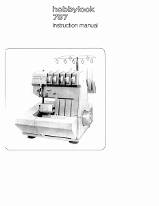 Handleiding Pfaff hobbylock 797 Naaimachine