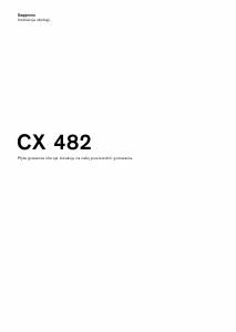 Instrukcja Gaggenau CX482111 Płyta do zabudowy