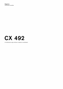 Használati útmutató Gaggenau CX492110 Főzőlap