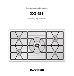 Instrukcja Gaggenau KG491210 Płyta do zabudowy