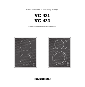 Manual de uso Gaggenau VC421110 Placa