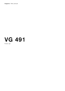 Panduan Gaggenau VG491110F Hob