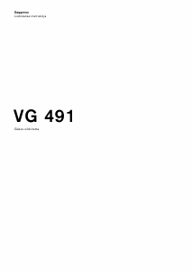 Rokasgrāmata Gaggenau VG491111 Plīts virsma