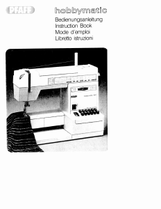 Manual Pfaff hobbymatic 947 Sewing Machine