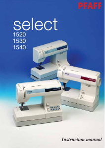 Manual Pfaff select 1530 Sewing Machine