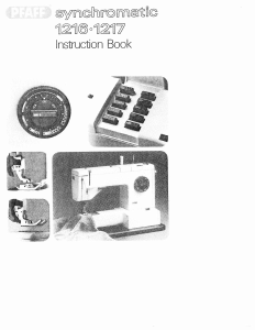 Manual Pfaff synchromatic 1217 Sewing Machine