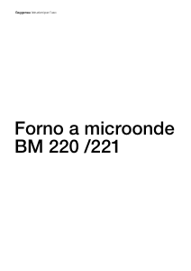 Használati útmutató Gaggenau BM221110 Mikrohullámú sütő