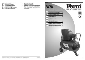 Руководство FERM CRM1001 FCL-700 Компрессор