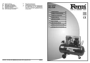 Manual de uso FERM CRM1002 FC-720 Compresor