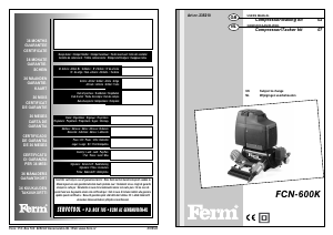 Handleiding FERM CRM1007 FCN-600K Compressor