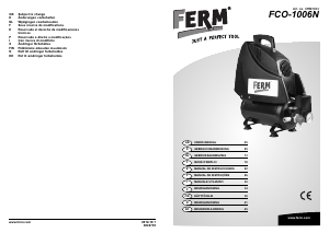 Manual de uso FERM CRM1033 FCO-1006N Compresor