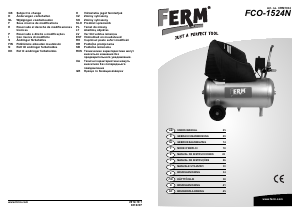 Käyttöohje FERM CRM1034 FCO-1524N Kompressori