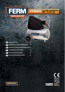 Mode d’emploi FERM CRM1037 Compresseur