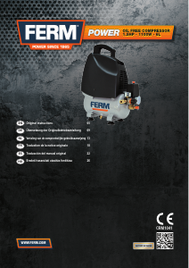 Manual de uso FERM CRM1041 Compresor