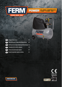 Handleiding FERM CRM1042 Compressor