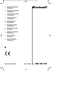 Manual Einhell RT-AC 400/100/10 D Compressor