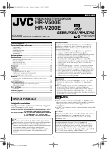 Handleiding JVC HR-V500E Videorecorder