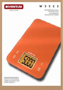 Manual Inventum WS322 Kitchen Scale