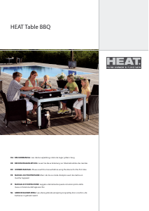 Handleiding HEAT Table Barbecue