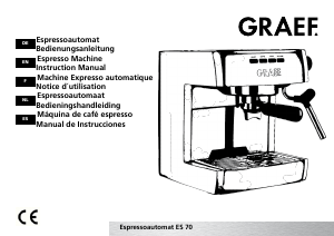 Bedienungsanleitung Graef ES 70 Espressomaschine