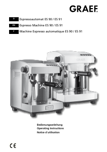 Bedienungsanleitung Graef ES 90 Espressomaschine