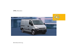 Bedienungsanleitung Opel Movano (2006)