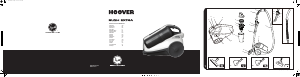 Mode d’emploi Hoover TRE 1410 Rush Extra Aspirateur