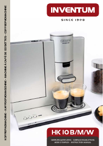 Manual Inventum HK10M Coffee Machine