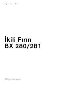 Kullanım kılavuzu Gaggenau BX280630 Fırın