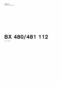 Manual de uso Gaggenau BX481112 Horno