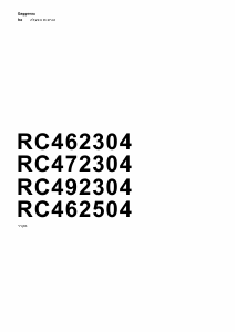 מדריך Gaggenau RC492304 מקרר