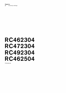 Instrukcja Gaggenau RC492304 Lodówka