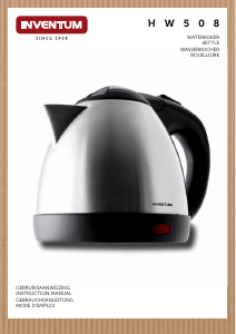 Manual Inventum HW508 Kettle