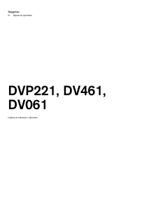 Priručnik Gaggenau DVP221110 Stroj za vakuumiranje