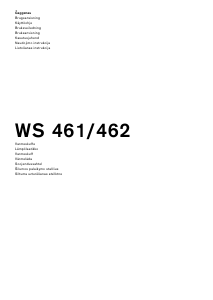 Kasutusjuhend Gaggenau WS462100 Soojendussahtel