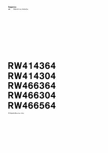 Návod Gaggenau RW414364 Vinotéka